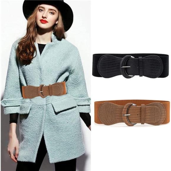 Womens Corset Belt Lace-up Cinch Belt Tied Corset Elastic Waist Belt main image 7